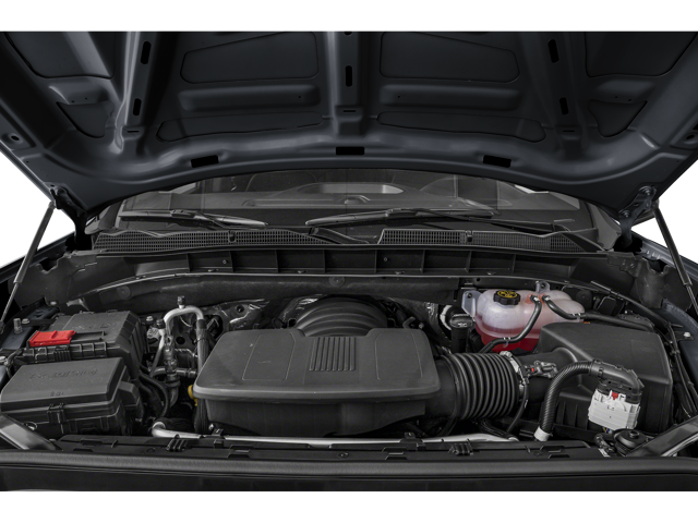 A view of the engine in a 2024 GMC Sierra 1500
