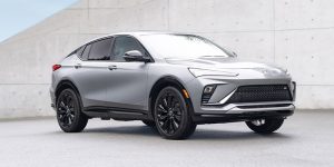 The 2025 Buick Envista parked as a show car.