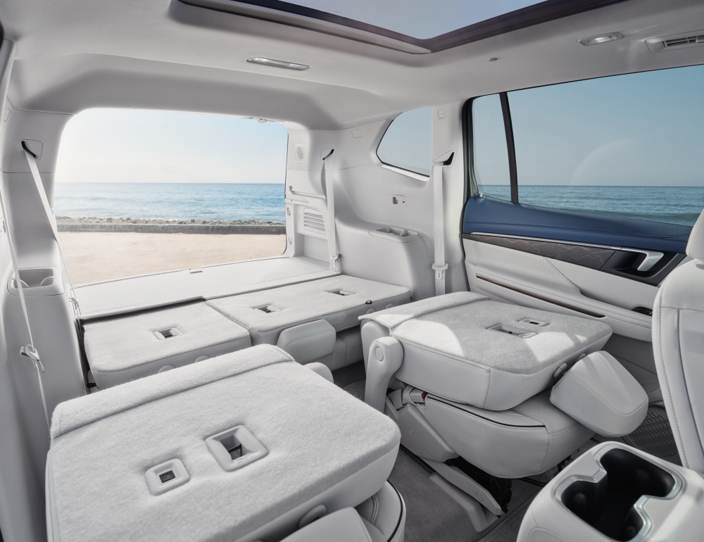 2026 Buick Enclave interior with folded rear seats