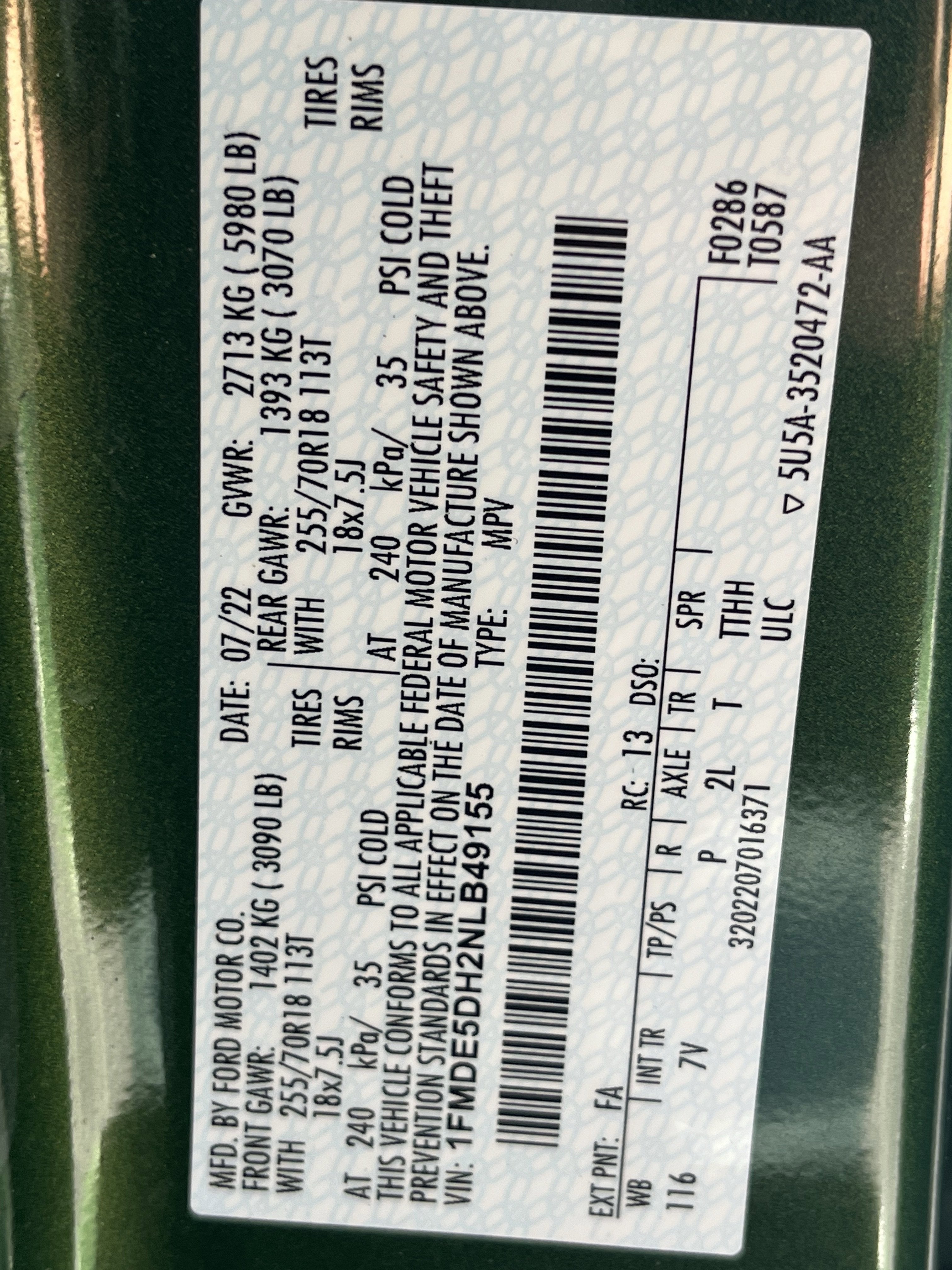 2022 Ford Bronco Base