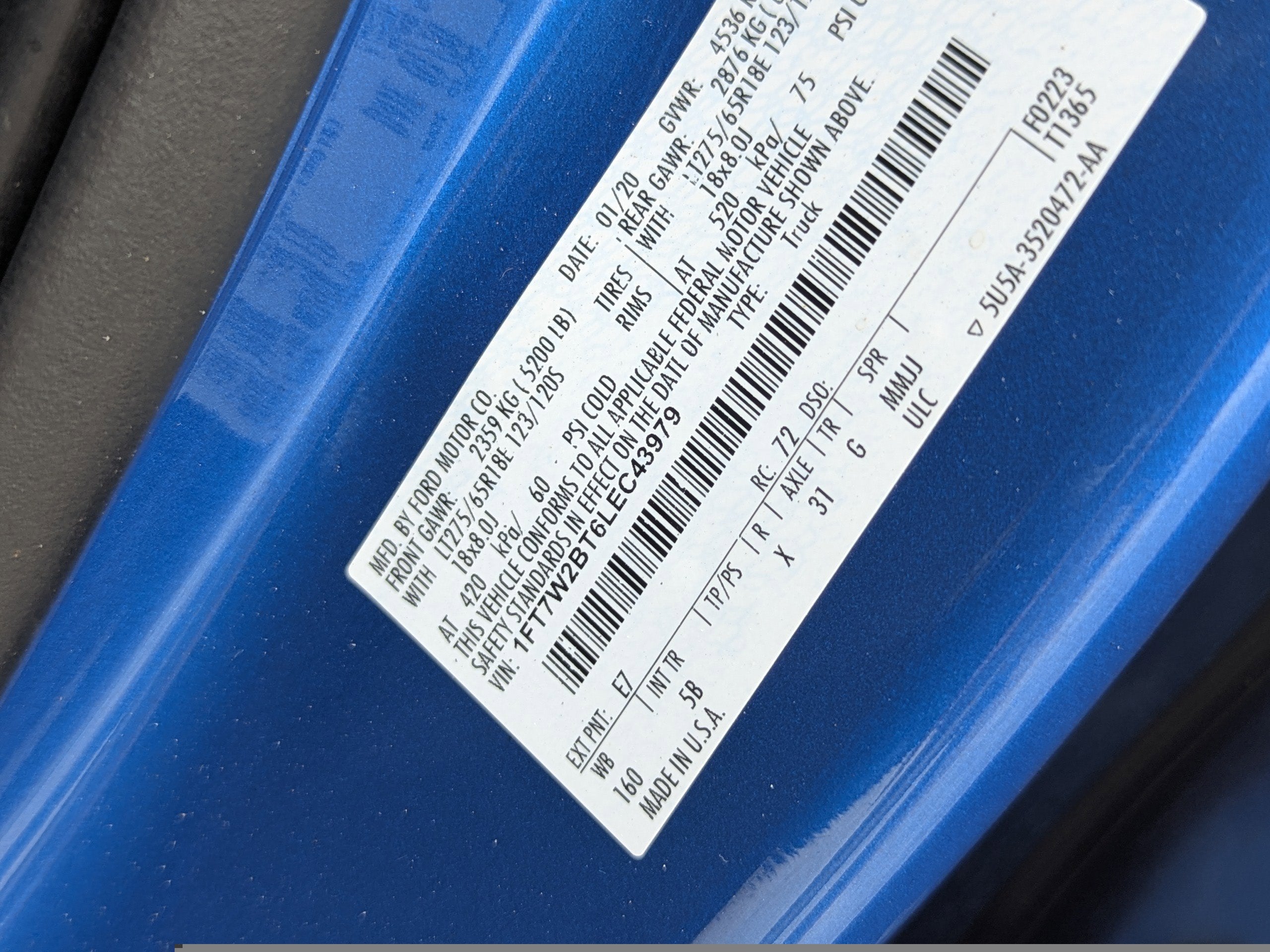 2020 Ford Super Duty F-250 SRW Lariat