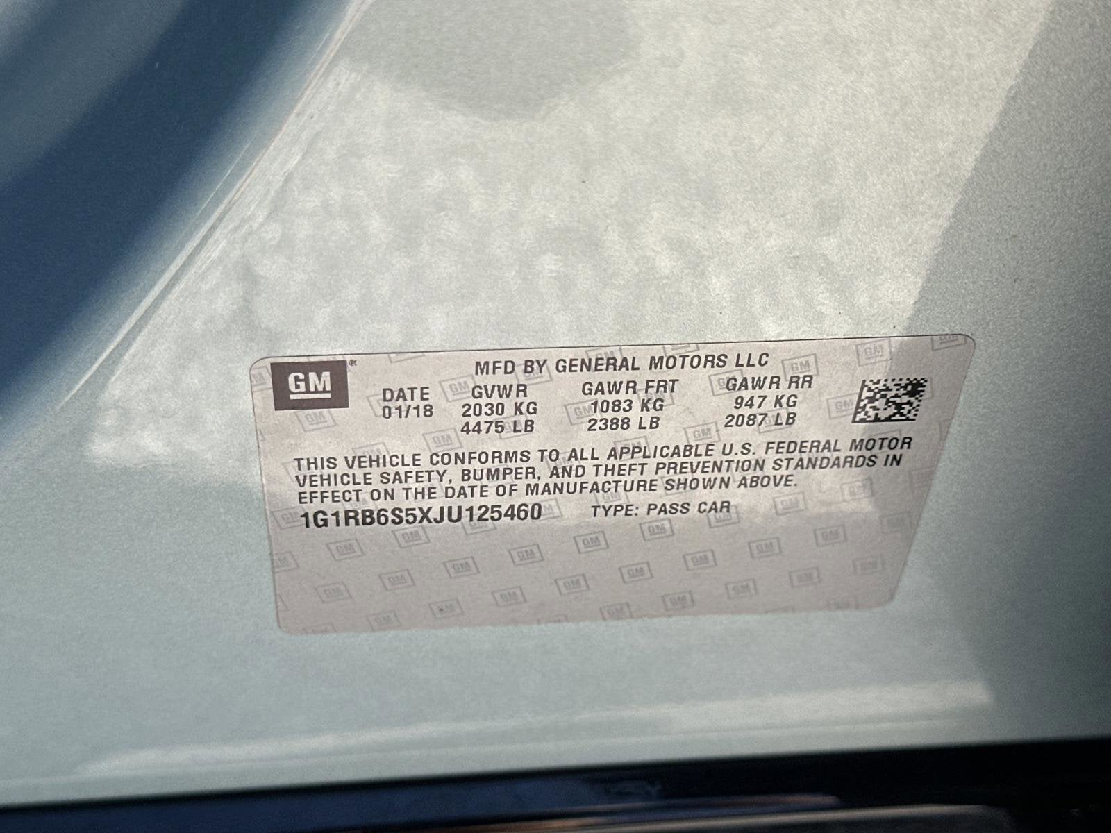 2018 Chevrolet Volt Premier