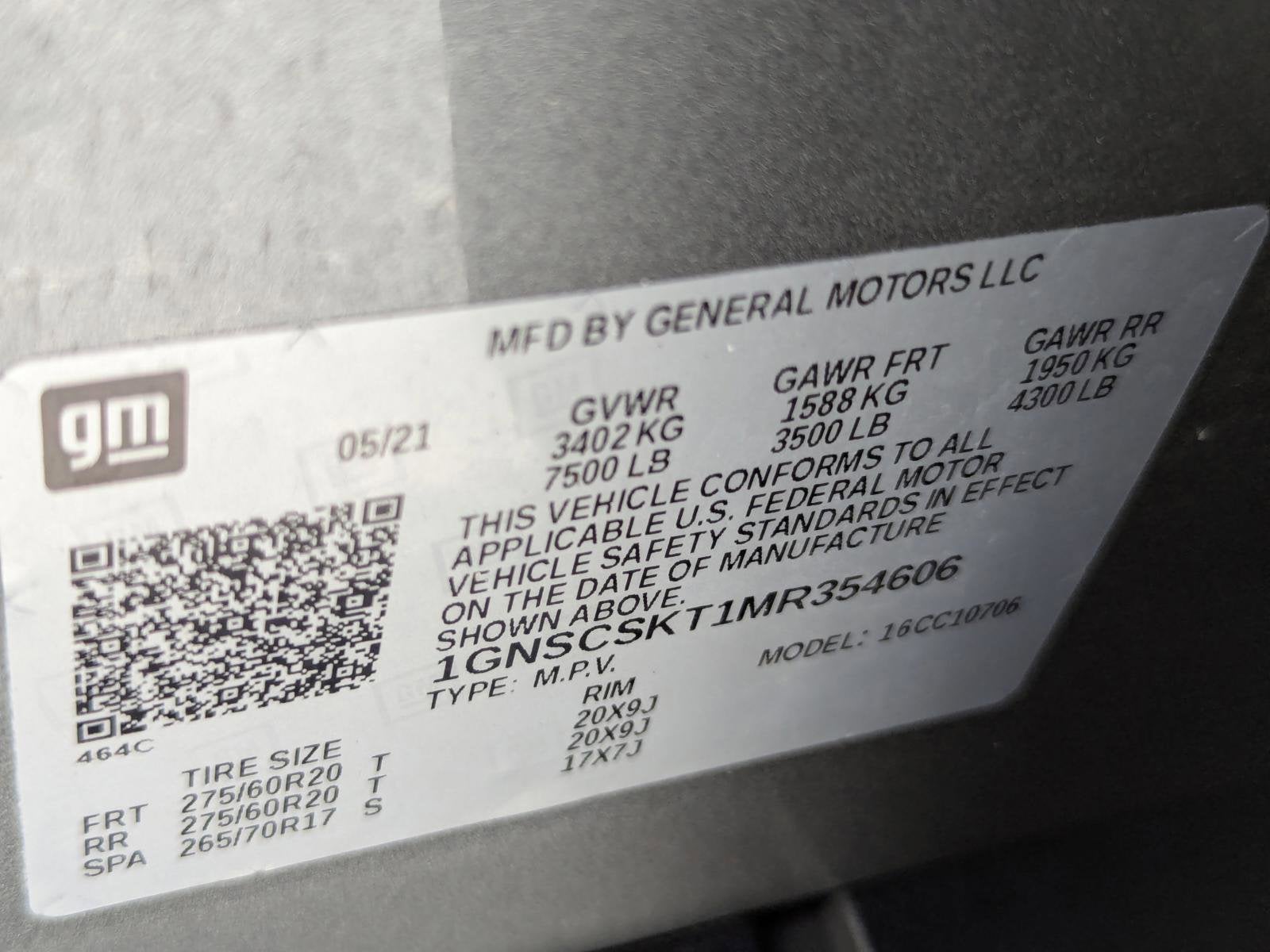 2021 Chevrolet Tahoe Premier