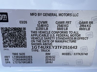 2026 GMC Sierra 2500 HD Denali Ultimate