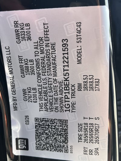 2026 GMC Canyon Elevation