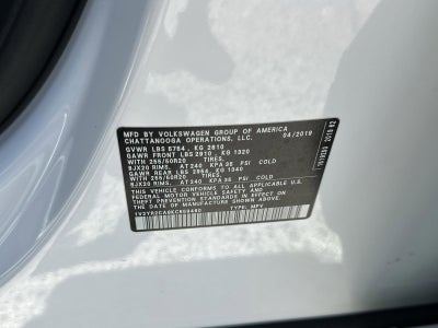 2019 Volkswagen Atlas 3.6L V6 SE w/Technology R-Line