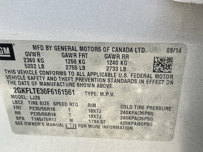 2015 GMC Terrain SLT