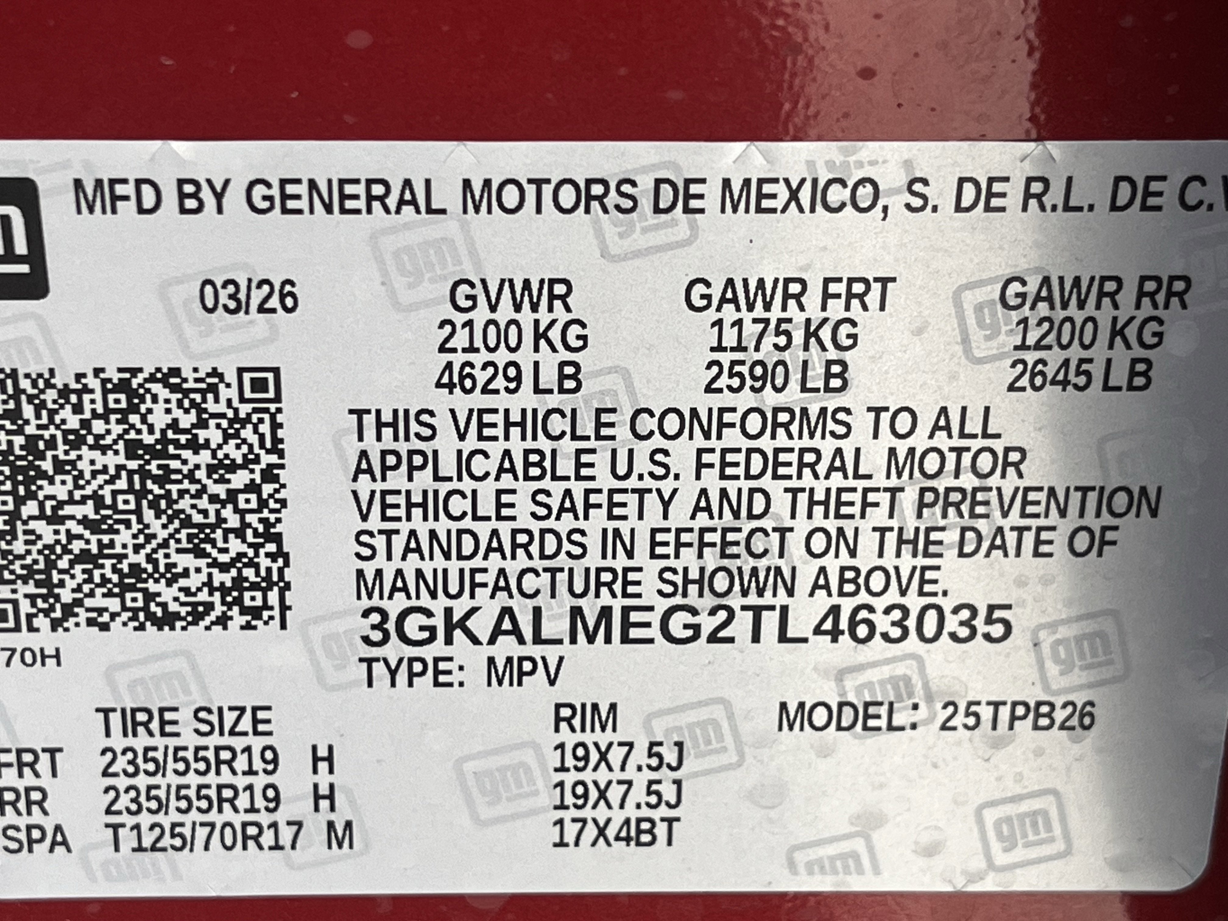 2026 GMC Terrain Elevation