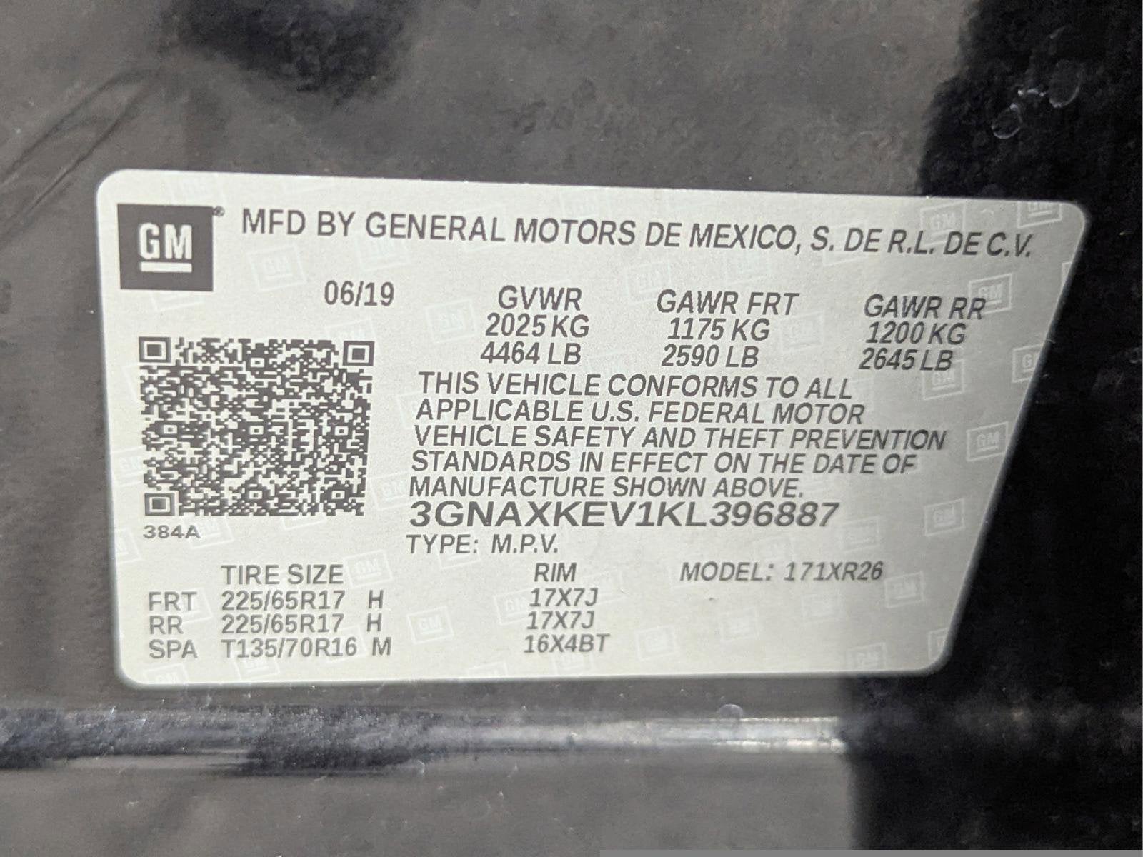 2019 Chevrolet Equinox LT