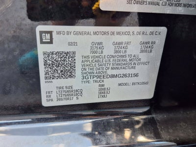 2021 GMC Sierra 1500 AT4