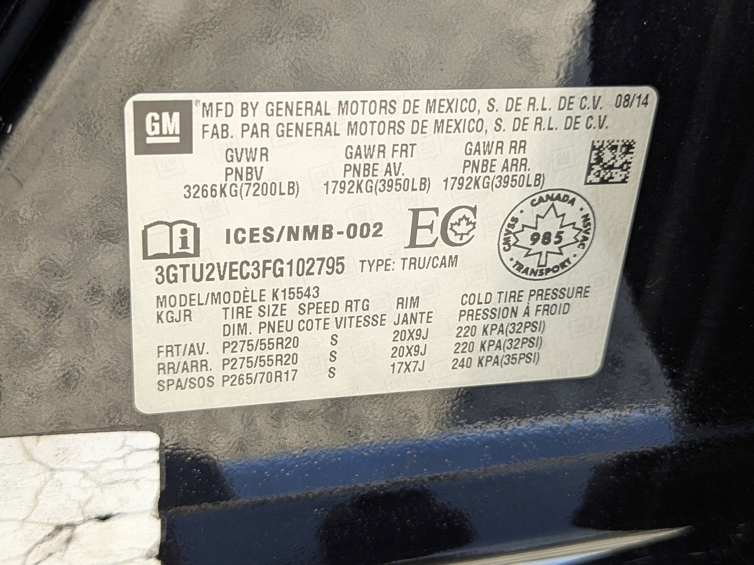 2015 GMC Sierra 1500 SLT