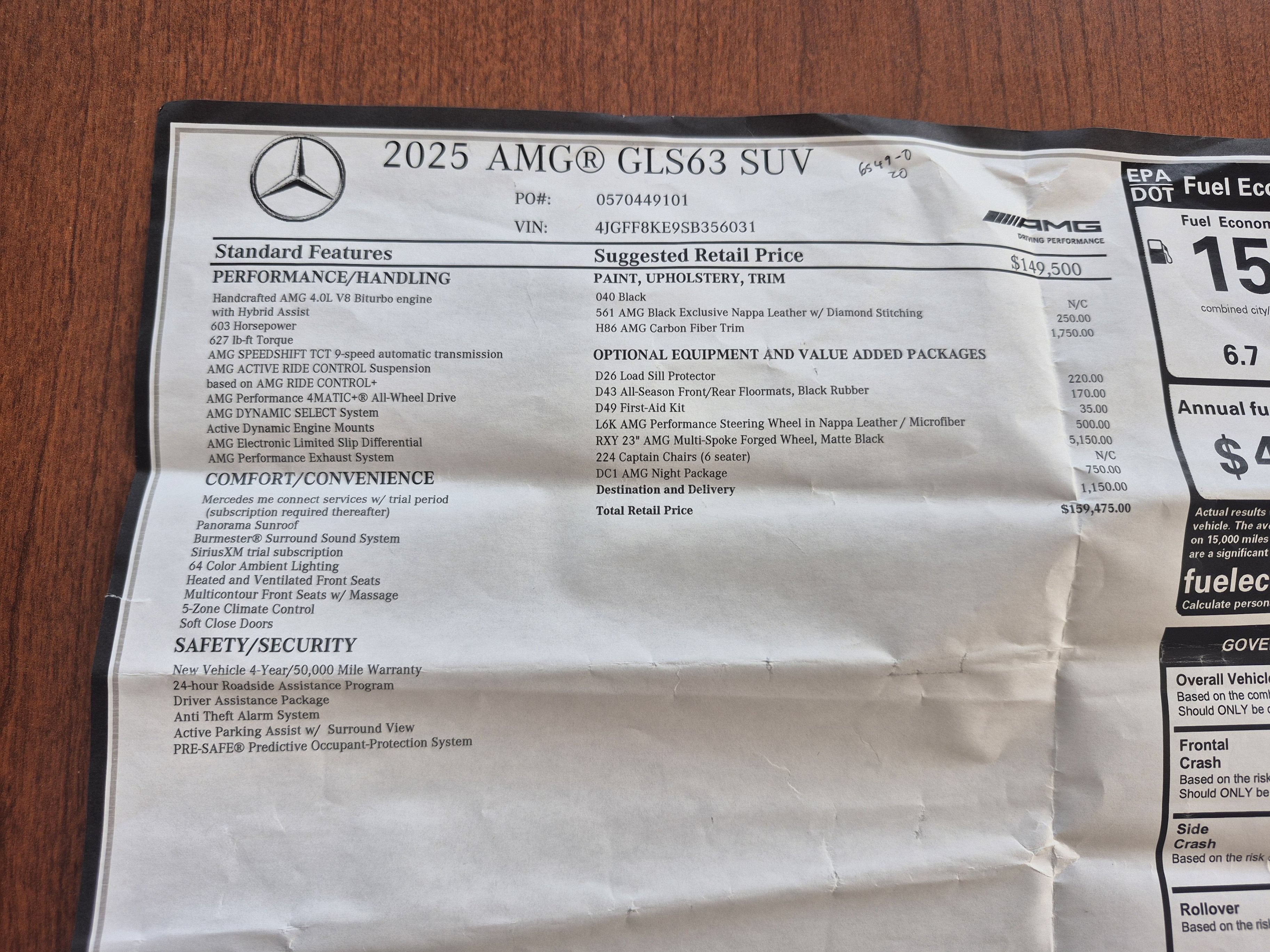 2025 Mercedes-Benz GLS AMG® GLS 63