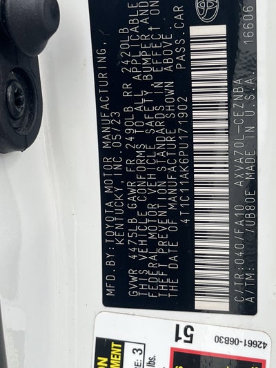 2023 Toyota Camry LE