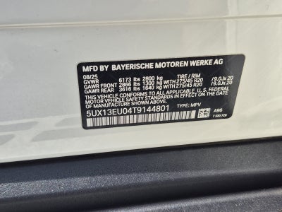 2026 BMW X5 sDrive40i