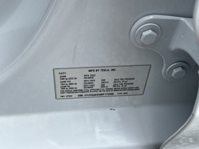 2021 Tesla Model Y Standard Range