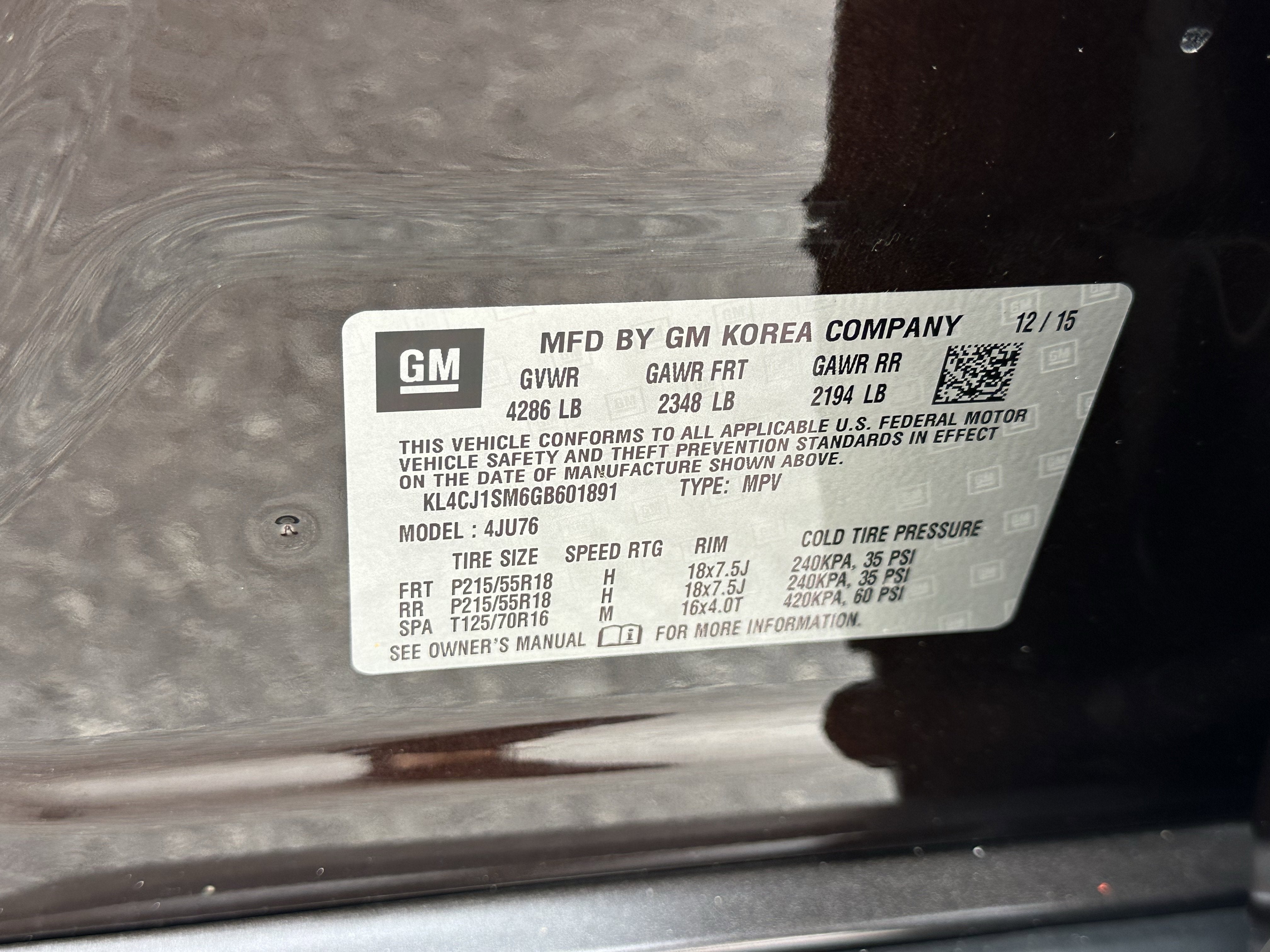 2016 Buick Encore Sport Touring