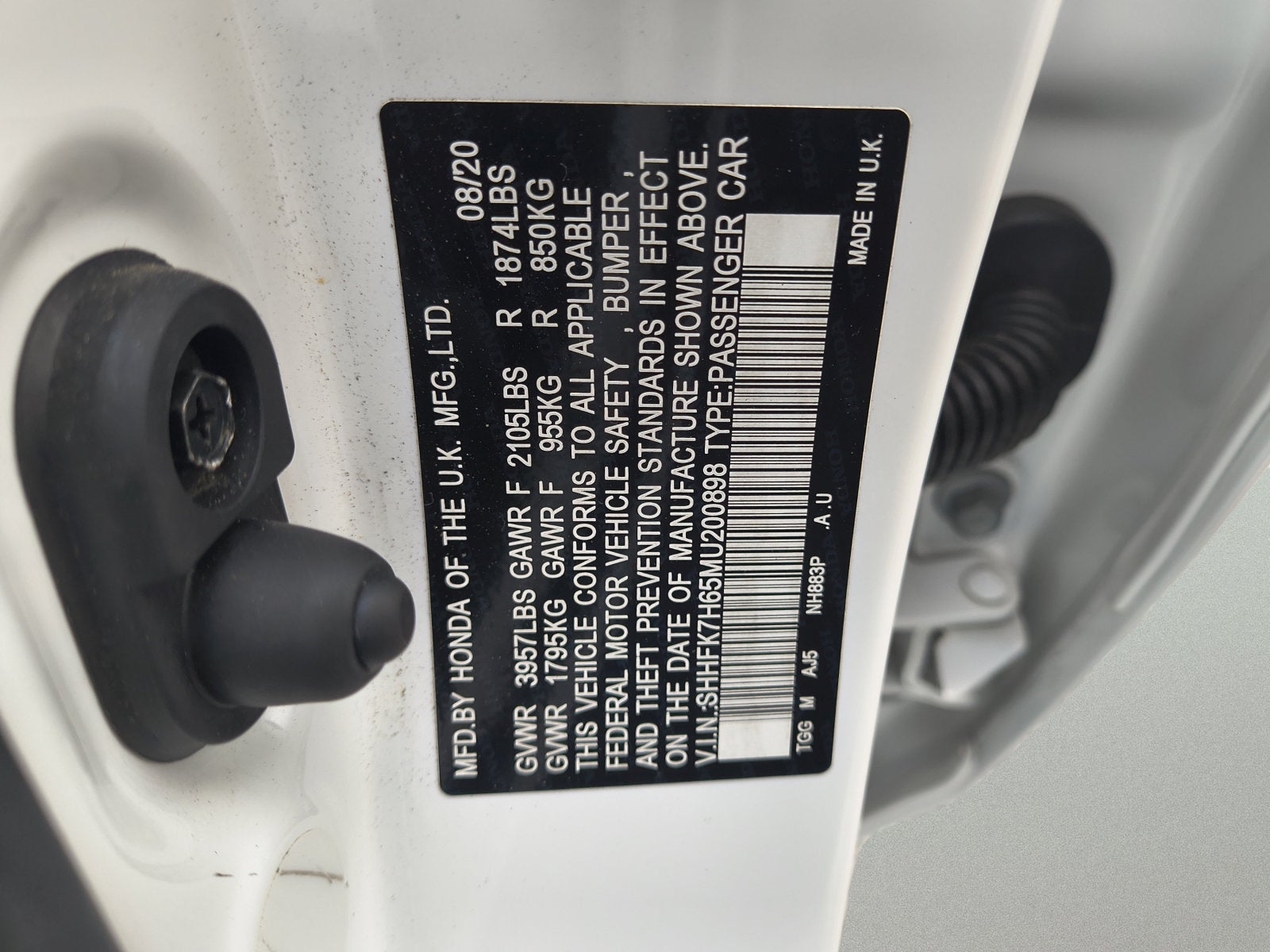 2021 Honda Civic Hatchback EX