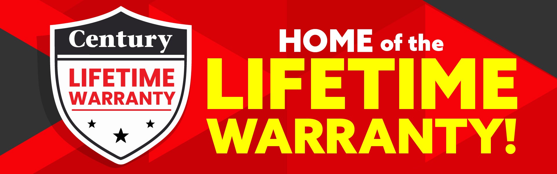 Home of the LIFETIME WARRANTY! Included on all new vehicles
