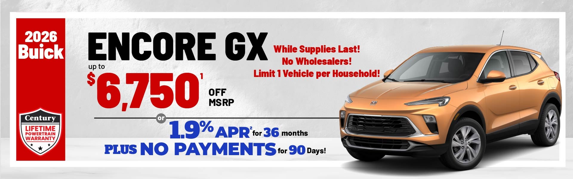 2026 Buick Encore GX - up to $6750 in savings | 1.9% APR