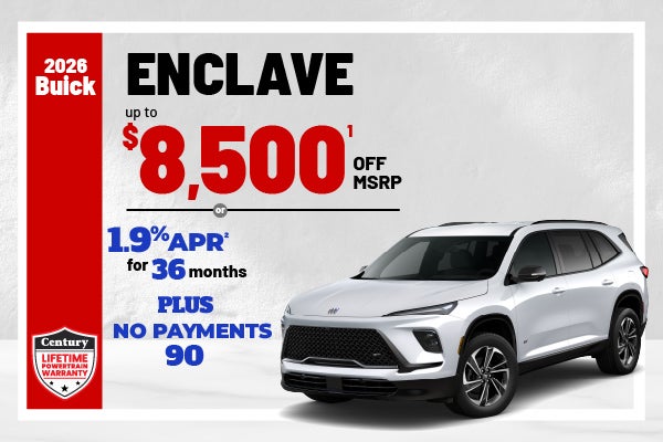 2026 Buick Enclave - up to $8500 in savings | 1.9% APR