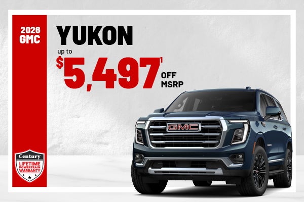 2026 GMC Yukon - up to $5497 in savings
