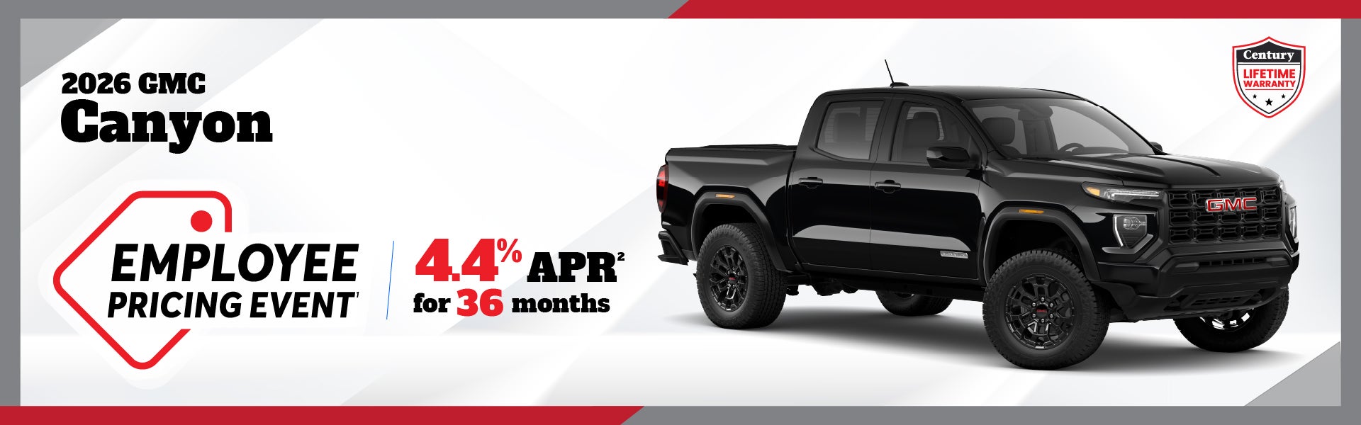 2026 GMC Canyon - Employee pricing with up to $5900 off