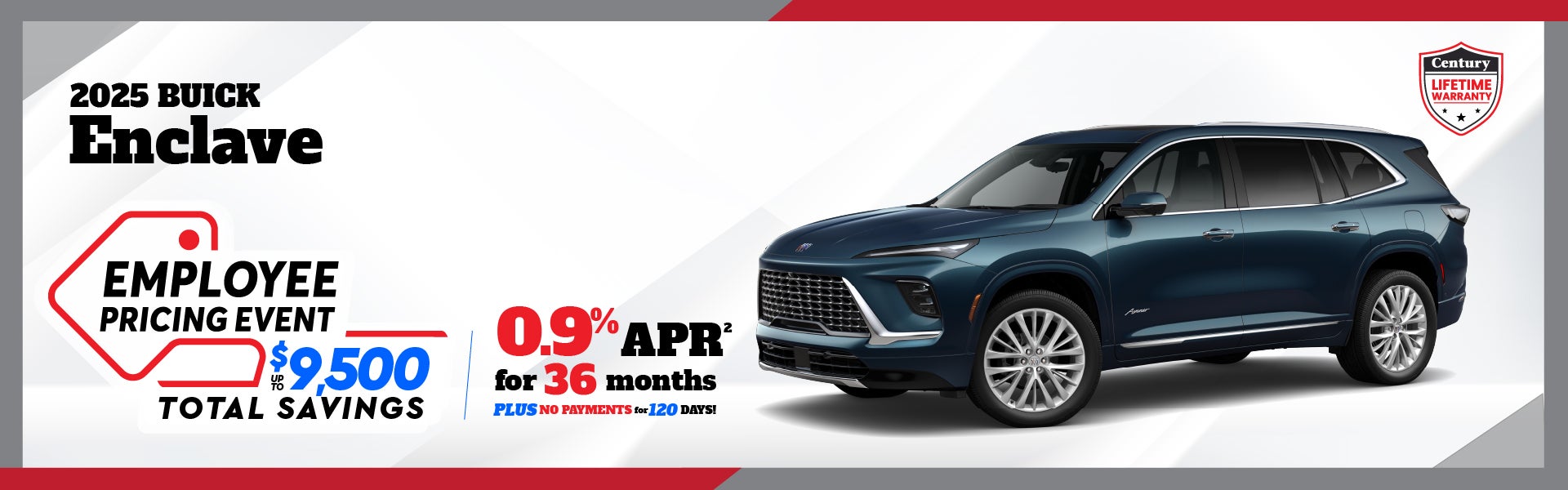 2025 Buick Enclave - up to $9500 in savings | 0.9% APR