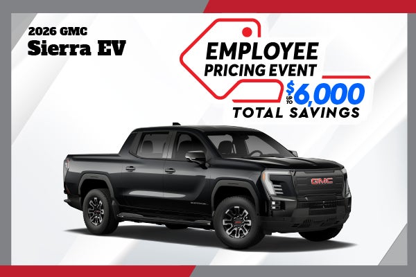 2026 GMC Sierra EV- Employee Pricing Sale