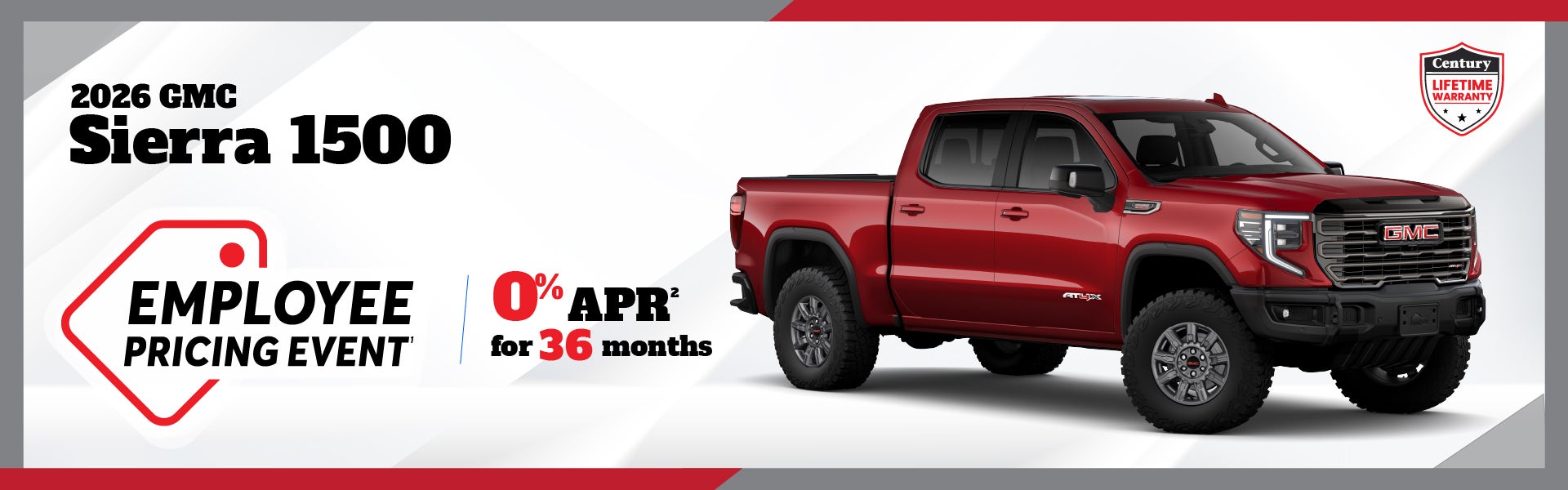 2026 GMC Sierra 1500 - Employee Pricing | 0% APR