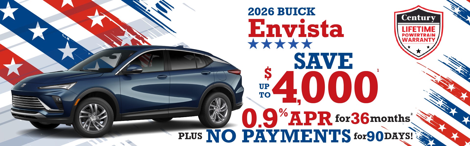 2026 Buick Envista -up to $4000 off MSRP or 0.9% APR