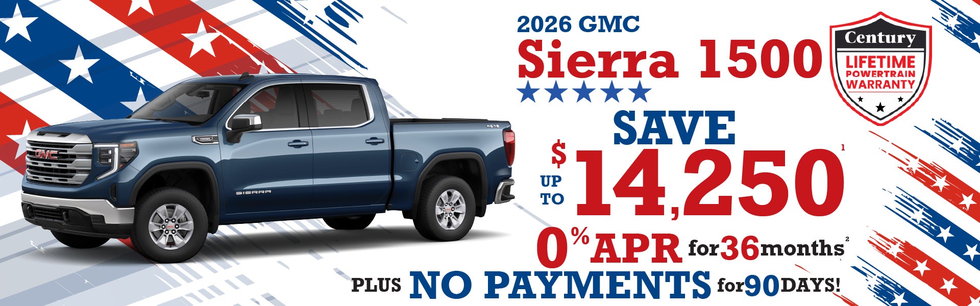 2026 GMC Sierra 1500 - up to $14,250 off MSRP