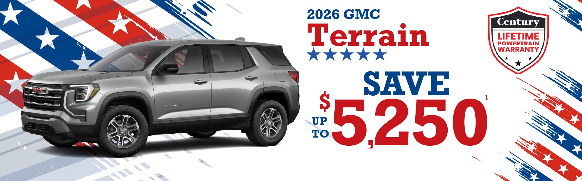 2026 Terrain -up to $5250 in savings