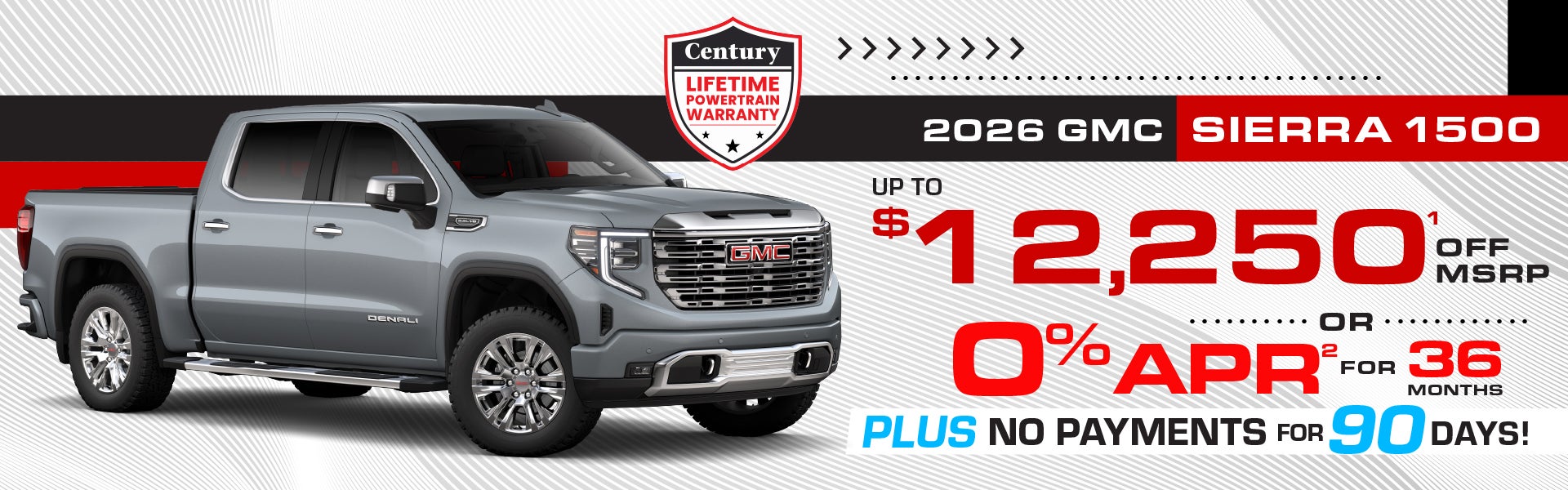 2026 GMC Sierra 1500 - up to $12,250 off MSRP