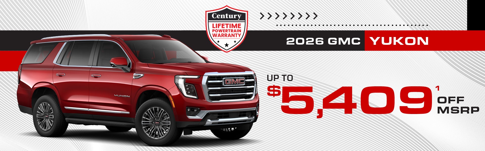 2026 GMC Yukon - up to $5409 in savings