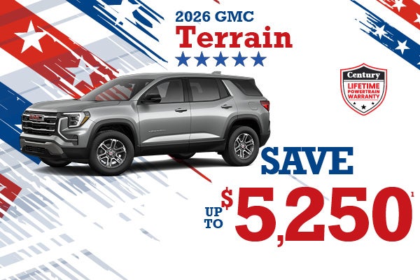 2026 Terrain -up to $5250 in savings