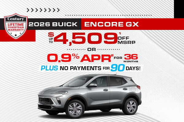 2026 Buick Encore GX - up to $4509 in savings | 0.9% APR