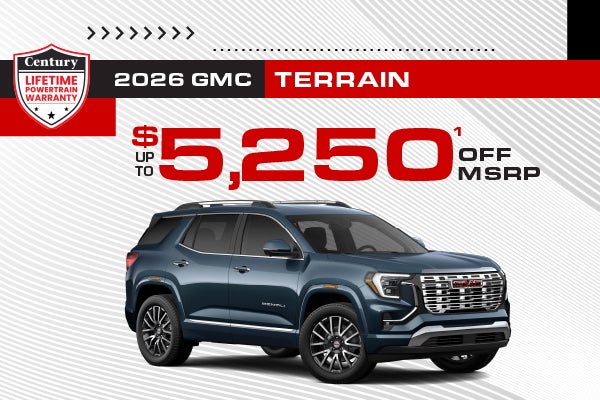 2026 Terrain -up to $5250 in savings