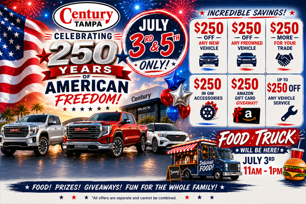 Century celebrates 250 years with incredible savings