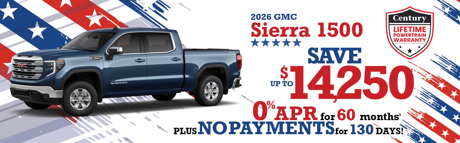 2026 GMC Sierra 1500 - up to $14,250 off MSRP