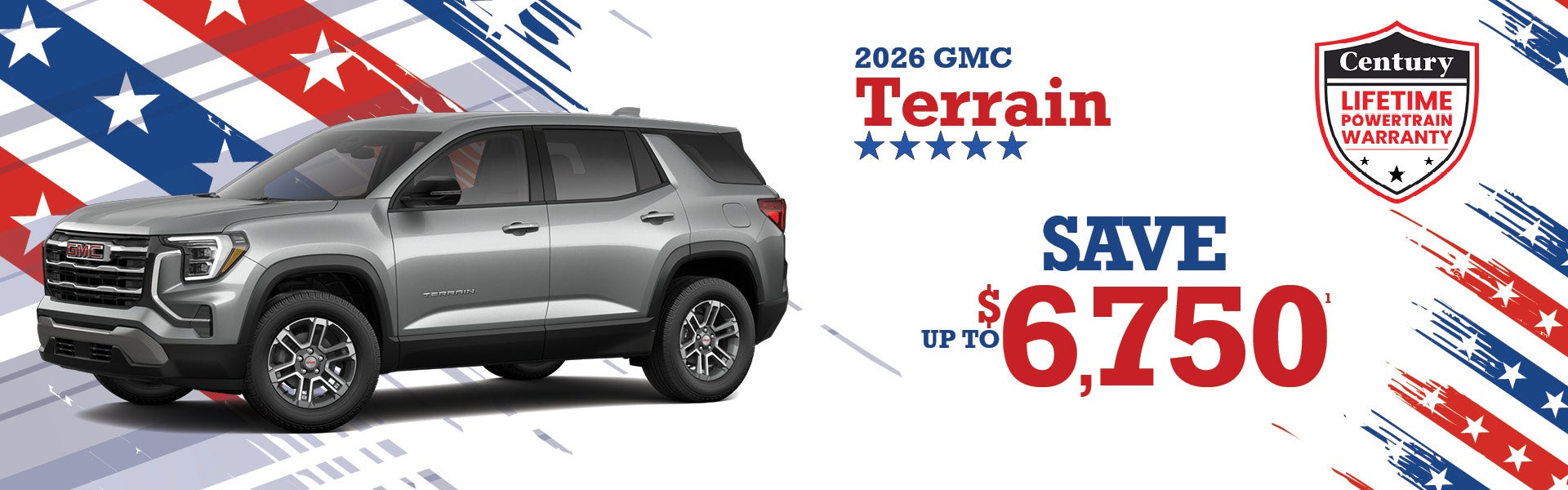 2026 Terrain -up to $6750 in savings
