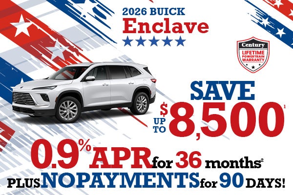 2026 Buick Enclave - up to $8500 in savings | 0.9% APR
