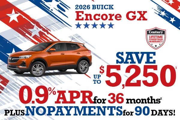 2026 Buick Encore GX - up to $5250 in savings | 0.9% APR
