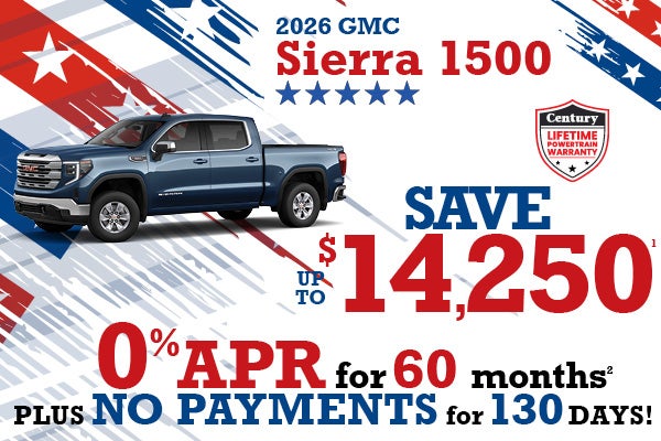 2026 GMC Sierra 1500 - up to $14,250 off MSRP