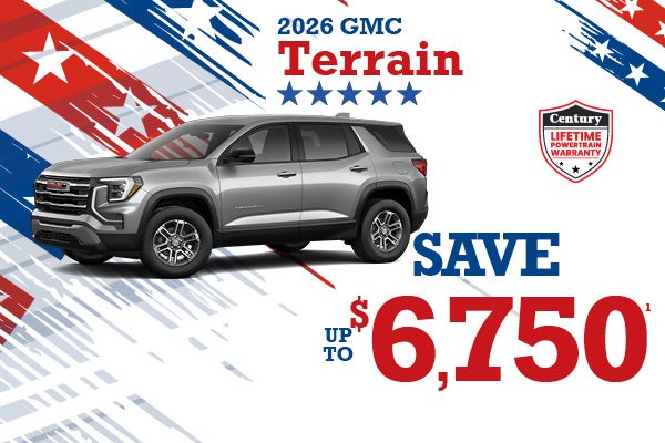 2026 Terrain -up to $6750 in savings
