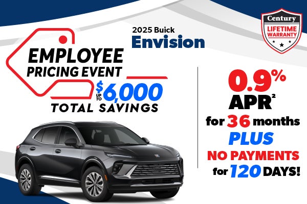 2025 Buick Envision - employee pricing for everyone!