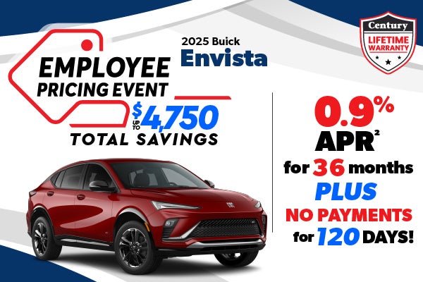 2025 Buick Envista -up to $4750 in savings