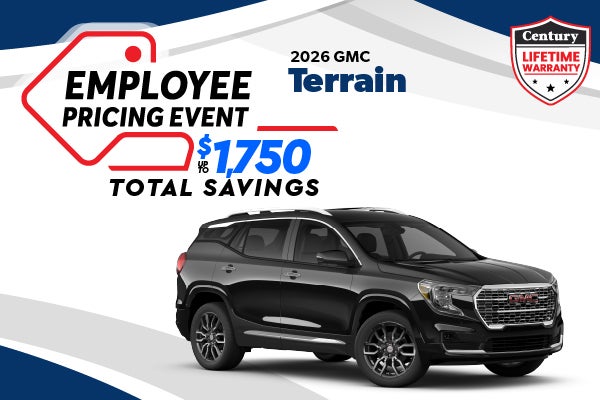 2026 GMC Terrain - employee pricing for everyone