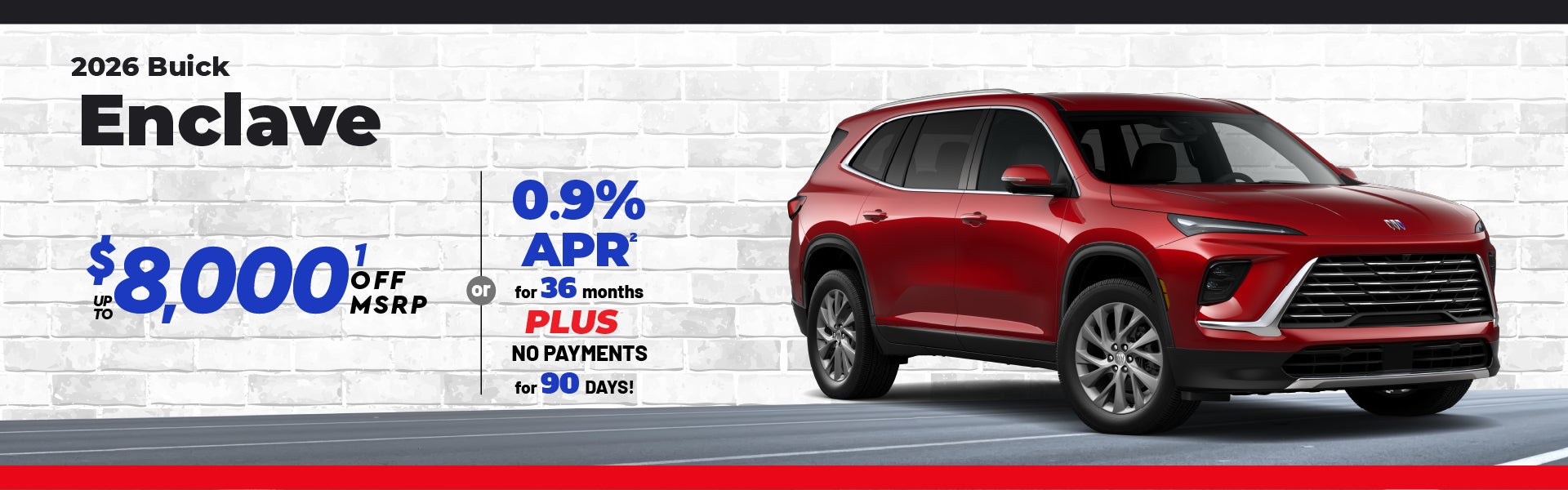 2026 Buick Enclave - up to $8000 in savings | 0.9% APR