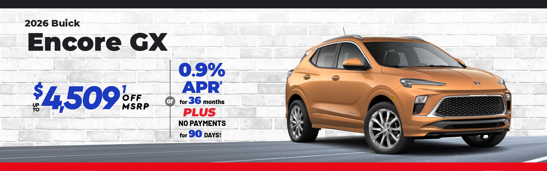 2026 Buick Encore GX - up to $4509 in savings | 0.9% APR