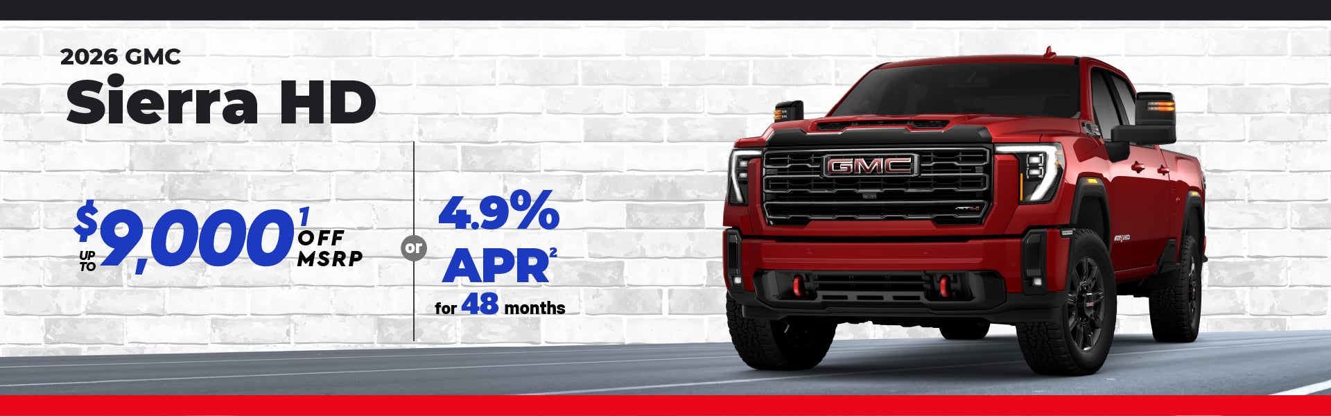 2026 GMC Sierra 2500 HD - up to $9000 off MSRP | 4.9% APR